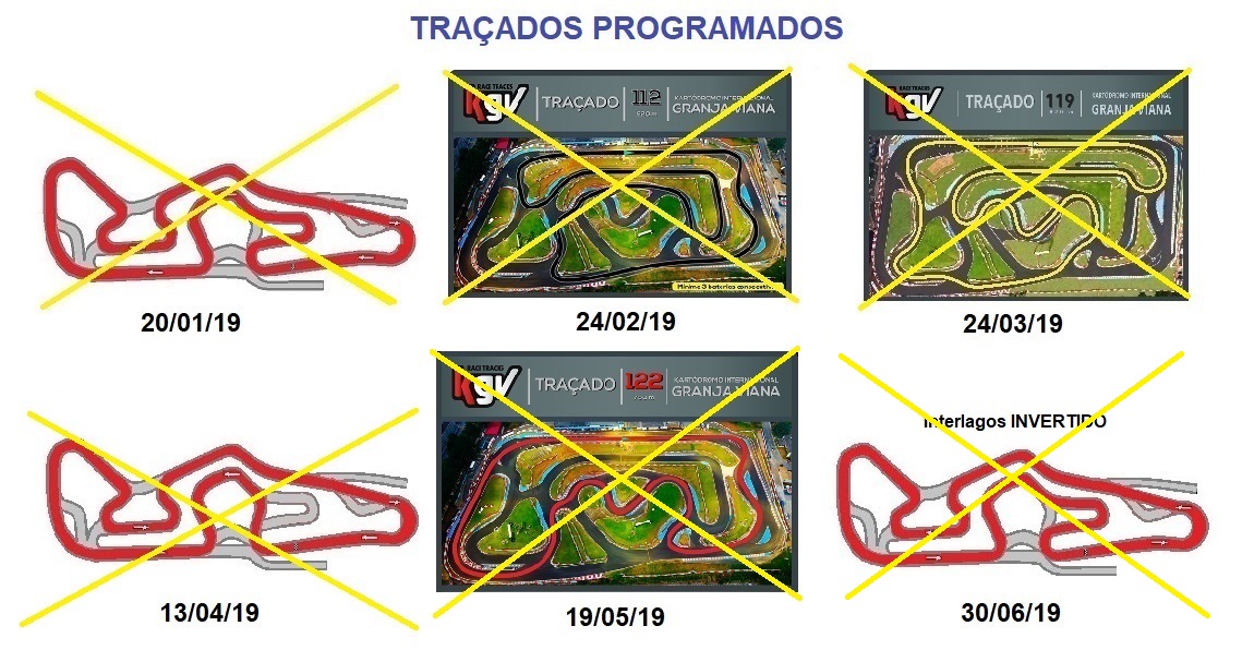 Tra�ados programados